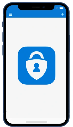 Smartphone mit Microsoft Authenticator.